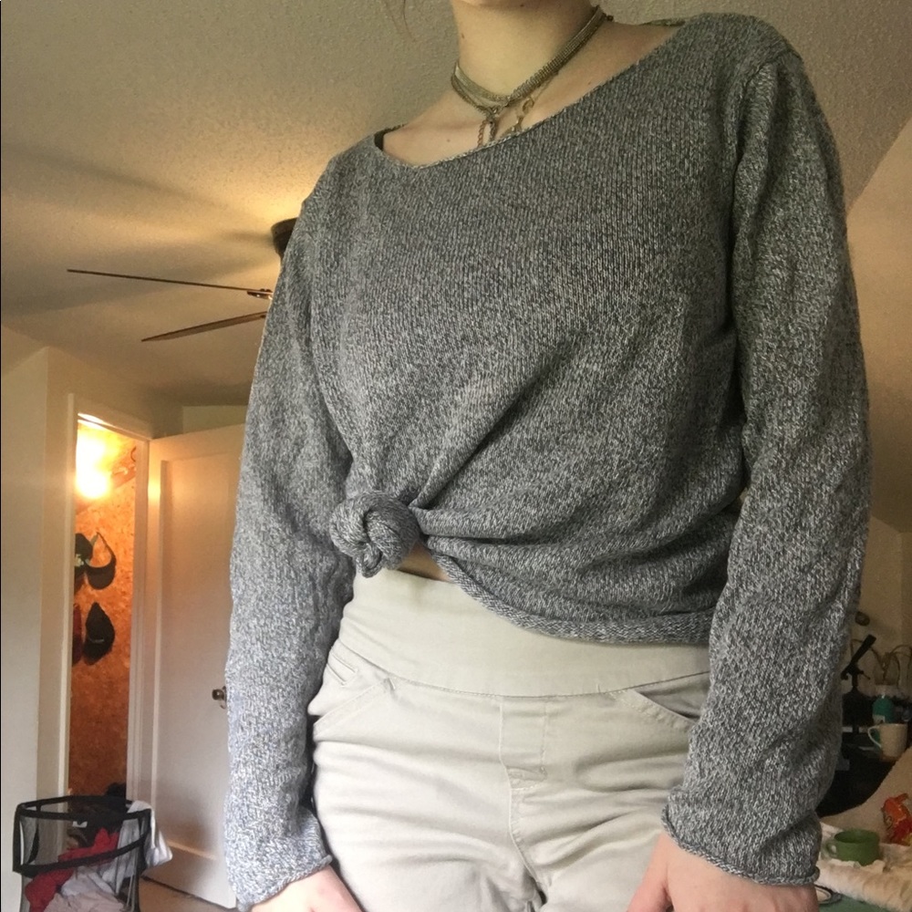Grey sweater